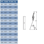 Jednodielny oporný hliníkový rebrík Elkop VHR Trend 1x9, 1ks