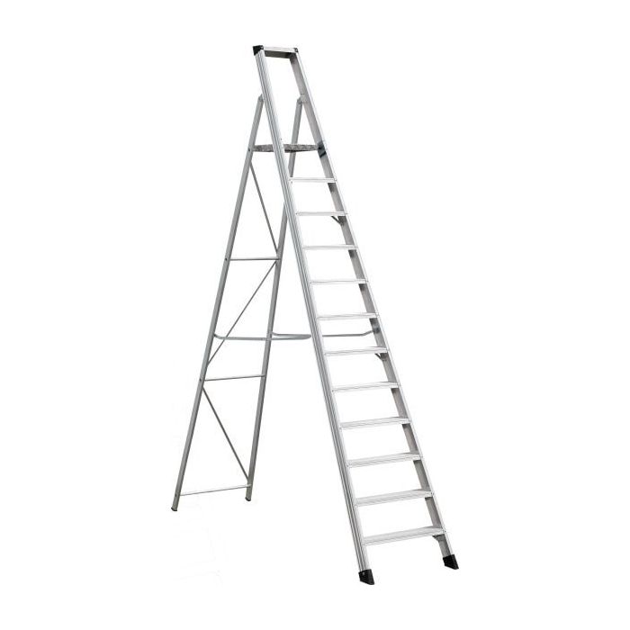 Jednostranný hliníkový stavebný rebrík SHRP 812